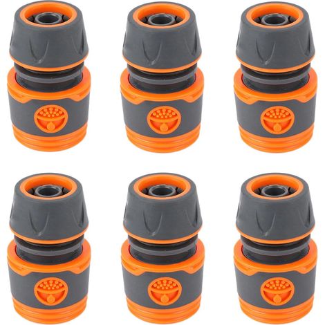APEX Lot de 6 raccords de tuyau Gardena 1/2 pouce (1/2") - Adaptateurs de tuyau à remplacement rapide
