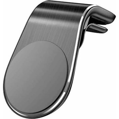 Soporte magnético para teléfono de coche, mini soporte universal de metal para teléfono de coche con rejilla de ventilación (negro) (1/5)