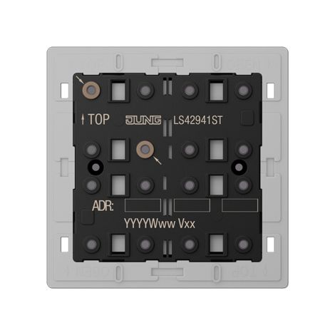JUNG LS42941ST KNX MODULE DE CAPTEUR TACTILE UNIVERSEL 4 VOIES F40 SECURE SERIE LS