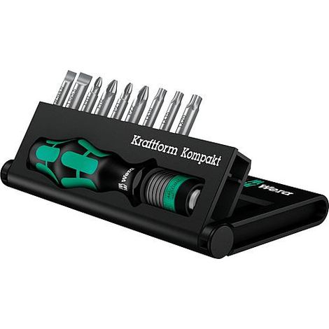Kit embouts tournevis WERA Kraftform compact 10, 10 pieces