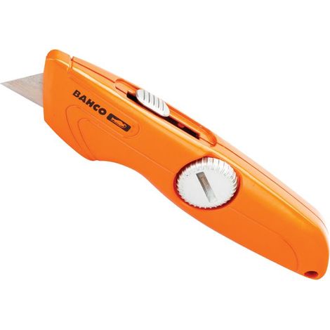 Bahco KGRU-02 Retractable Utility Knife with Twist Lock Mechanism