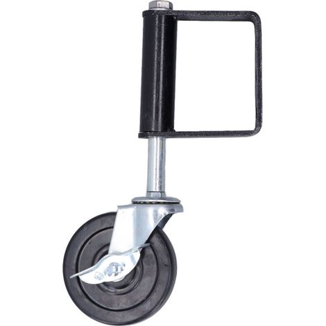 Roulette de porte de roue à ressort 4po 3 trous accessoire de porte robuste pour l'usine à domicile (1/5)