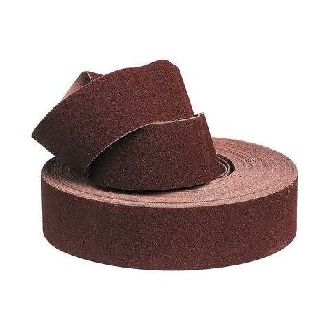 Rouleau abrasif de ponçage - Grain 80 38mm x 25m (1/2)