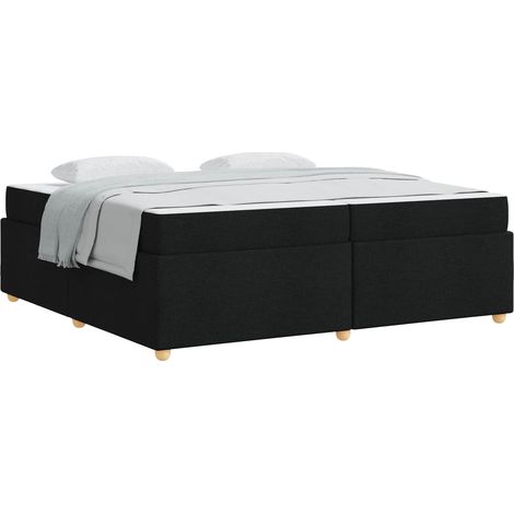 Maison Exclusive - Estructura de cama con colchón Negro 200 x 200 (1/5)