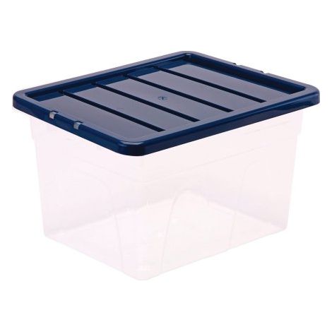 Boîte de rangement plastique emboîtable Fellowes 22 L - Lot de 10 (1/5)