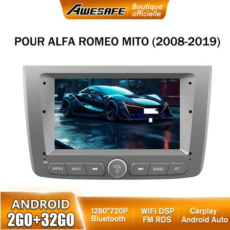 AWESAFE Autoradio Android 13 pour ALFA ROMEO MITO (2008-2019) 2Go+32Go avec 7'' Écran Tactile Carplay Android Auto GPS WiFi FM (1/5)