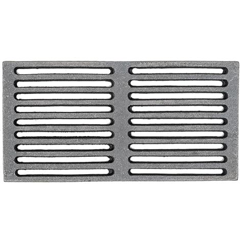 1 Grille En Fonte Pour Cendres 23,8x18,8cm Résistance Haute Température Accessoire Cheminée