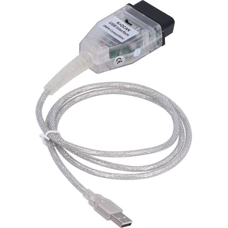 OBD 1224V-Stecker mit Schalter für K+CAN und K+DCAN, Kfz-Diagnosegerät, Kabeladapter, fahrzeugkompatibel, 16-polig, elektronischer Tester (1/5)
