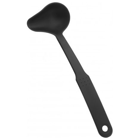 Cucharón Lacor Nylon Negro 27 cm Resistente 210 grados