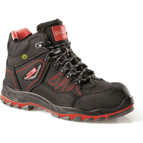Botas nobuck black action con franjas reflectantes Erandio 48