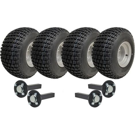 Kit de remorque ATV - PARNELLS - 18x9.50-8 - 4 roues - 4 moyeux - 4x100mm PCD (1/4)