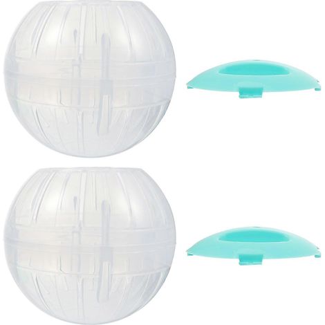 Balles d'exercice transparentes pour hamsters, idéales pour courir et stimuler l'activité physique des petits animaux, et réduire l'ennui. (1/5)