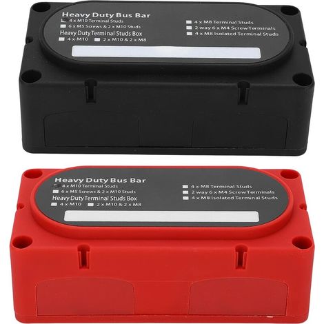 Stück 4-polige 300A Universal-Batteriesammelschienen-Stromverteilerblöcke für 1248V Auto, Wohnmobil, Yacht, Boot (1/4)