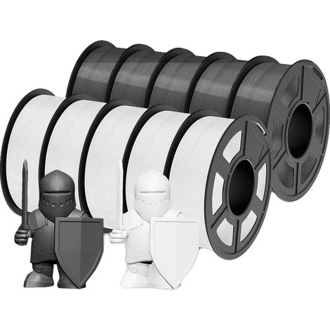 Filamento per stampante 3D, resistenza migliorata, facile da usare, PETG 5WT 5GY 11KG (1/2)