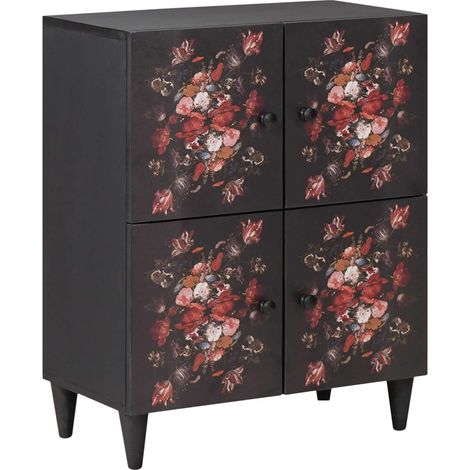 vidaXL  Storage Cabinets  Multicolour 60 x 33.5 x 75 cm Solid Mango Wood