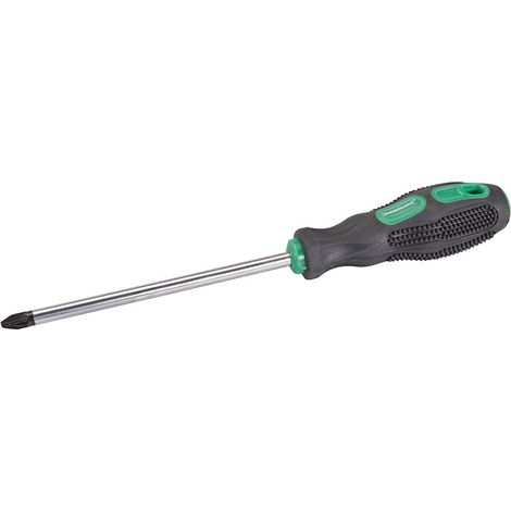 Draper N. 2 100 mm PZ TIPO Soft Grip Cacciavite  Strumento manuale  Cacciavite a croce  Cacciavite a lama in acciaio al cromo vanadio  48928 (1/2)