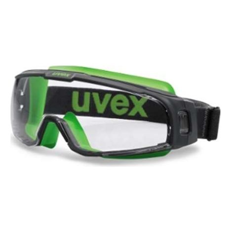 uvex u-sonic 9308245 Schutzbrille Schwarz, Grün (1/2)