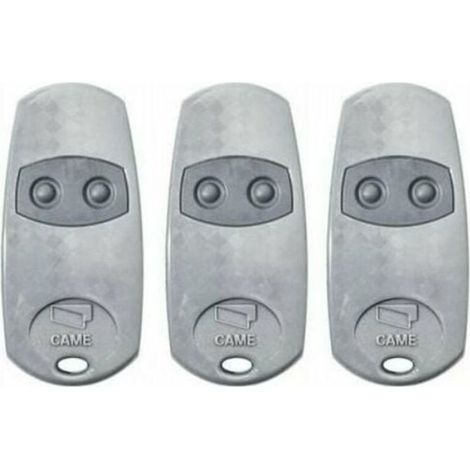 Telecommande d'origine Came TOP432EE 3 pieces. Frequence de code fixe 433,92 MHz