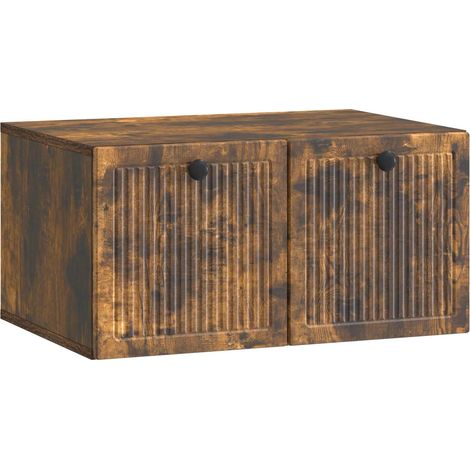 Maison Exclusive - Mobile Porta TV da Muro Rovere Fumo 59,5 x 41 x 30 cm (1/5)