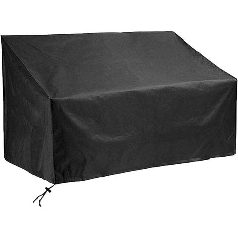 Housse de Protection pour Banc de Jardin 3 Places, Housse de Banc Extérieur Étanche Tissu Oxford 210D Anti-UV Protection Housse pour Banc Fauteuils Bâche de Banc (164x66x63/89cm) Ikodm (1/4)