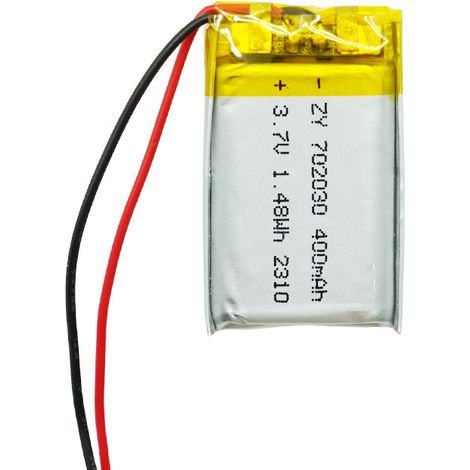 702030 Kleine Polymer-Lithiumbatterie 400 mAh im Behälter, geeignet für Walkie-Talkies und digitales Spielzeug (3,7 V) (1/5)