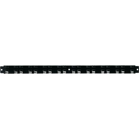 Wandleiste für Sichtlagerkasten PLK 2 L 1000 mm schwarz VE 2 Stk. LA-KA-PE (1/2)