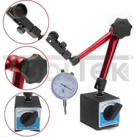 BASE MAGNETICA SNODABILE + COMPARATORE CENTESIMALE 58mm TORNIO (1/2)