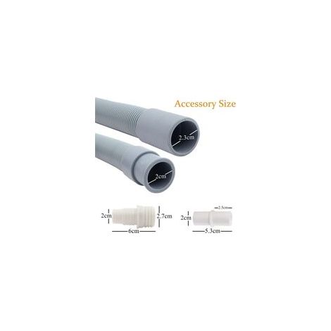 3 Meter Tuyau de Vidange Universel, pour machine à laver, Tuyau D'évacuation D'eau,pour Lave-linge et Lave-vaisselle (3M) (1/3)