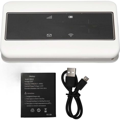 Routeur WiFi Portable 4G LTE Débloqué avec Slot Carte SIM, Vitesse 150Mbps, pour Voyages en Asie et Europe (1/5)