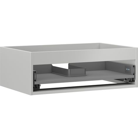 Mexen Box-A corps d'armoire sous-lavabo 70 cm, 1 tiroir, gris mat - 91AX0-0700-235-1-62 (1/4)