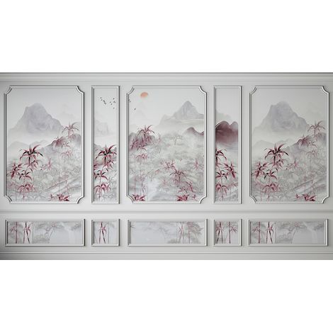 Papier peint panoramique - Paysage Moulures - 130 cm x 73 cm (1/2)