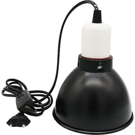 Deep Dome Reptile Heat Lamp - Universal Easy-Install Fixture (1/5)