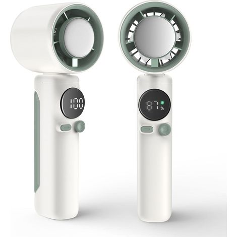 Ventilateur portatif rechargeable 4000 mAh, vitesse réglable, mini turbine, conception silencieuse et portable. (1/5)