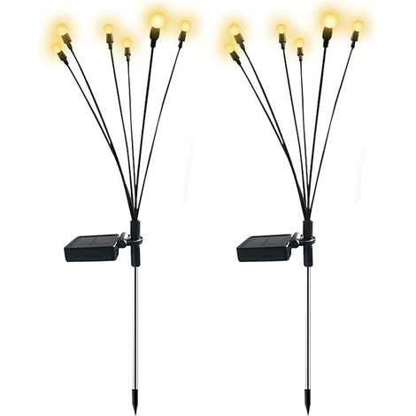 solaires oscillantes Lampes solaires dextrieur 6 Ampoules (1/5)