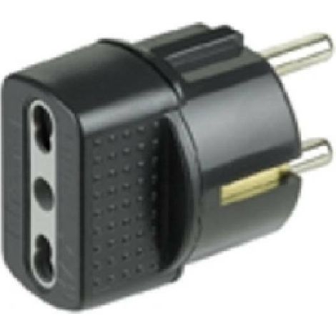 Adaptador Enchufe Schuko Y Toma Bip