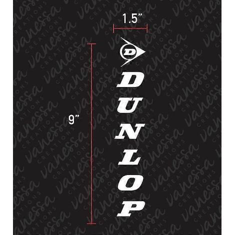 Autocollant vinyle vertical pour voiture Dunlop Tire Brand (2 pièces) 2025 Otwoo For (2pcs) (1/3)