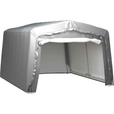 Tente de rangement, Tente de jeu, Tente de réception 370x370 cm Acier Gris XZZ93039 (1/5)