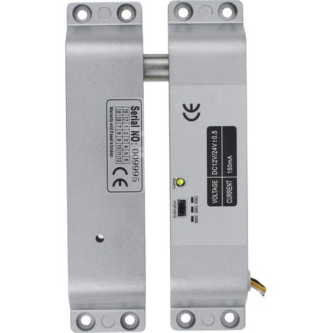 Serrure électronique à pêne dormant avec temporisation DC 12V Fail Safe avec temporisation pour système de contrôle d'accès de porte (1/5)