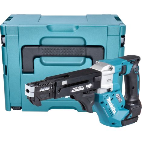 Makita DFR 552 ZJ Avvitatore a batteria con caricatore 18 V 25 - 55 mm Brushless + Makpac - senza batteria, senza caricabatteria