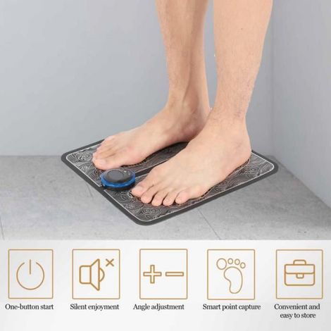 Coussin de massage électrique - Tbest - Modèle EMS - 9 vitesses - 6 programmes - Protection contre la surchauffe (1/4)