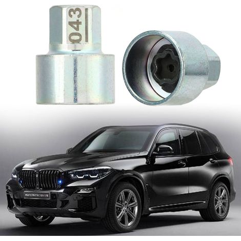 Douille antivol pour écrous de roue et outil de démontage des écrous de roue compatibles avec les BMW Série 1/3/5/6/7, X4, X5, X6 et Z4 ( ) 043 (1/5)