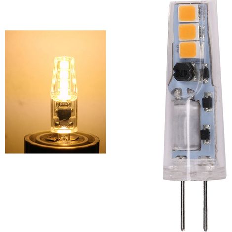 Ampoule LED G4 2W 200LM 2835 12V AC/DC, Blanc Chaud 2700K-3200K pour Lustre et Plafonnier (1/5)