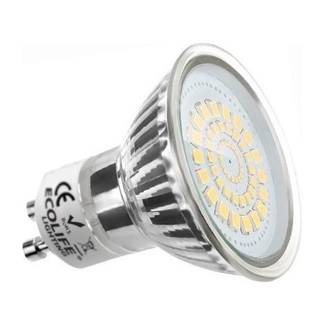 Ampoule LED GU10 3,5 W – SMD Epistar – Éclairage 120° – Installation facile sans modification électrique – Ecolife Lighting (1/5)