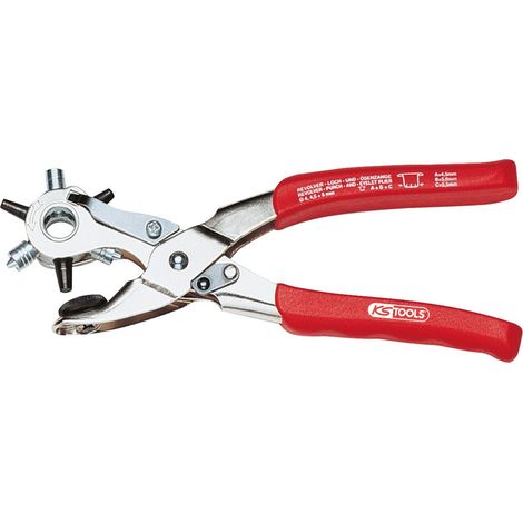 KS Tools - Pince emporte-pièces révolver et pince à oeillets, 220 mm - 118.0042