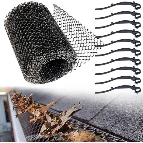 Grillage Protege Gouttiere Grillages Gouttiere 6 m x 16 cm (1/2)