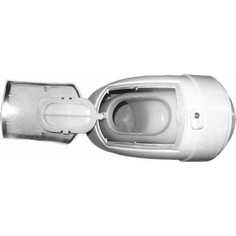 Brötje Curva di ispezione Al/PPS DN60/100 concentrico K60 KRB87 bianco, 7308328
