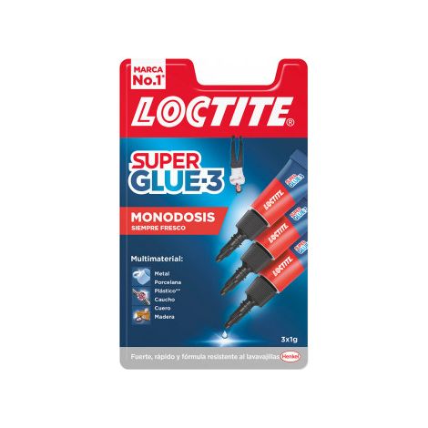 Colle Loctite Super Glue-3 Mini Trio transparent 3g