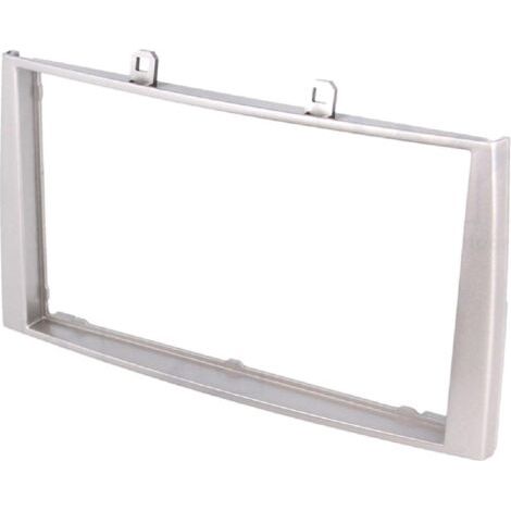 Facade autoradio FA437A compatible avec Peugeot 308 et 308SW 07-09 - Argent 2Din (1/2)