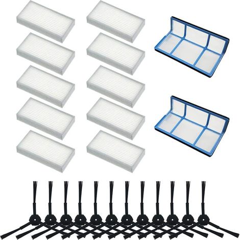 Filtre à poussière primaire brosse latérale Filtre Hepa efficace pour aspirateur robot ilife v5 v5s V3 V3s v5pro V50 V55 x5 v5s pro robot aspirateur (1/5)