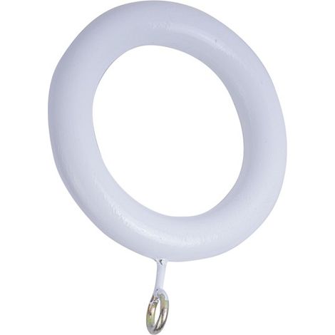 ANELLO LEGNO C/H BL10 BIANCO - 20 MM